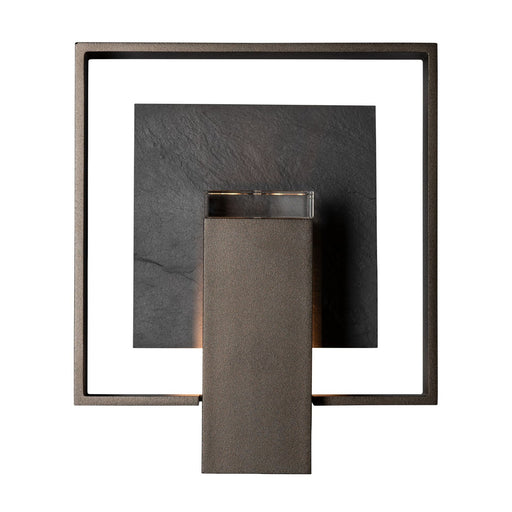 Shadow Box One Light Outdoor Wall Sconce Coastal Oil Rubbed Bronze