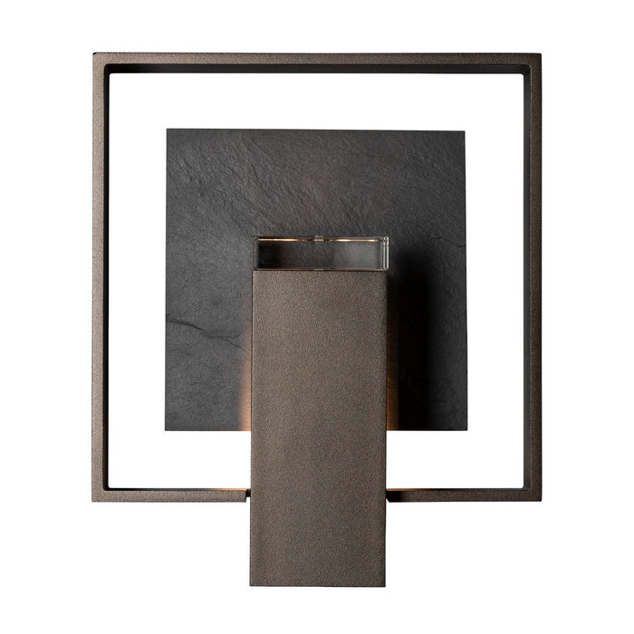 Hubbardton Forge - 302660-SKT-14-SL-ZM0850 - One Light Outdoor Wall Sconce - Shadow Box - Coastal Oil Rubbed Bronze