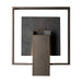 Hubbardton Forge - 302660-SKT-14-SL-ZM0850 - One Light Outdoor Wall Sconce - Shadow Box - Coastal Oil Rubbed Bronze