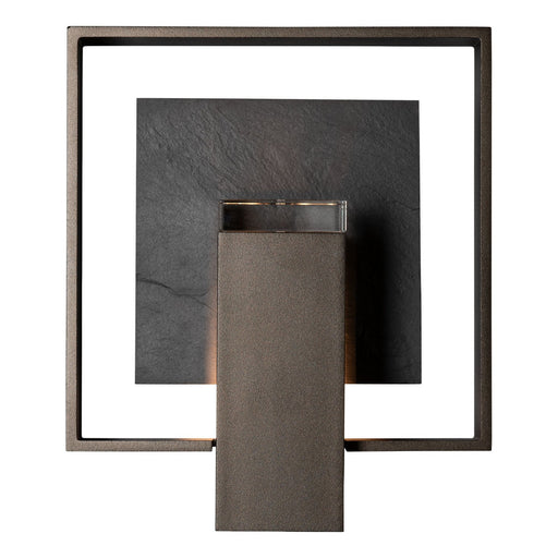 Shadow Box One Light Outdoor Wall Sconce Coastal Oil Rubbed Bronze