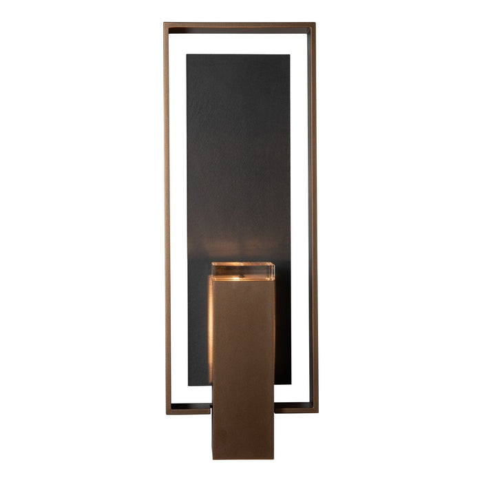 Hubbardton Forge - 302664-SKT-75-SL-ZM0850 - Two Light Outdoor Wall Sconce - Shadow Box - Coastal Bronze