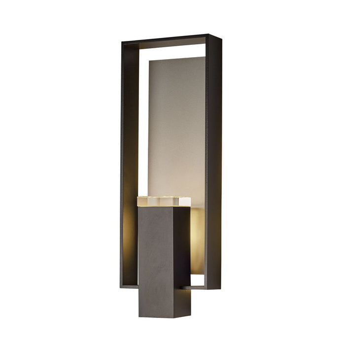 Hubbardton Forge - 302665-SKT-80-78-ZM0850 - One Light Outdoor Wall Sconce - Shadow Box - Coastal Black