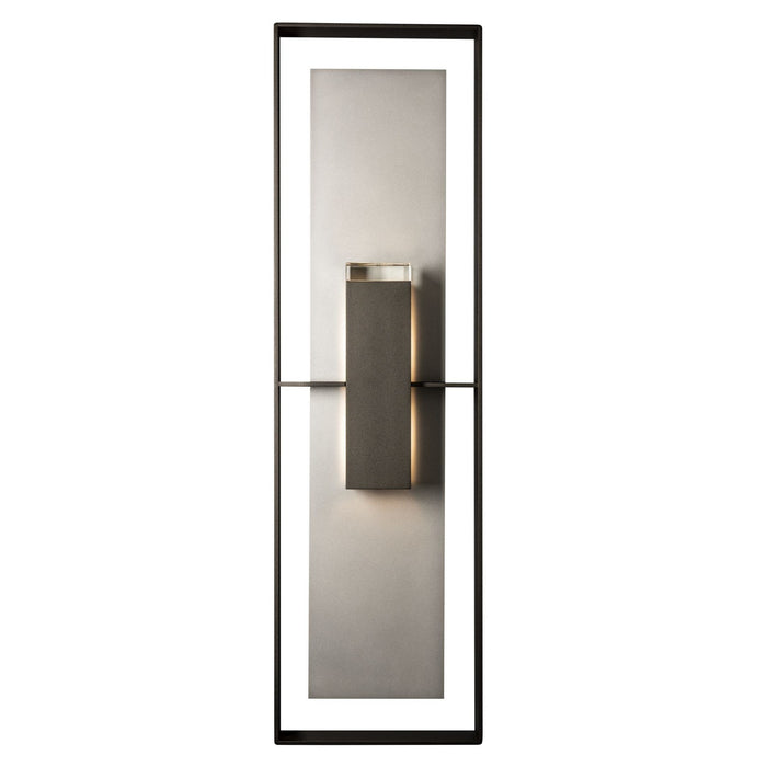 Hubbardton Forge - 302668-SKT-14-78-ZM0851 - Two Light Outdoor Wall Sconce - Shadow Box - Coastal Oil Rubbed Bronze