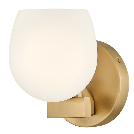 Mae LED Wall Sconce Lacquered Brass