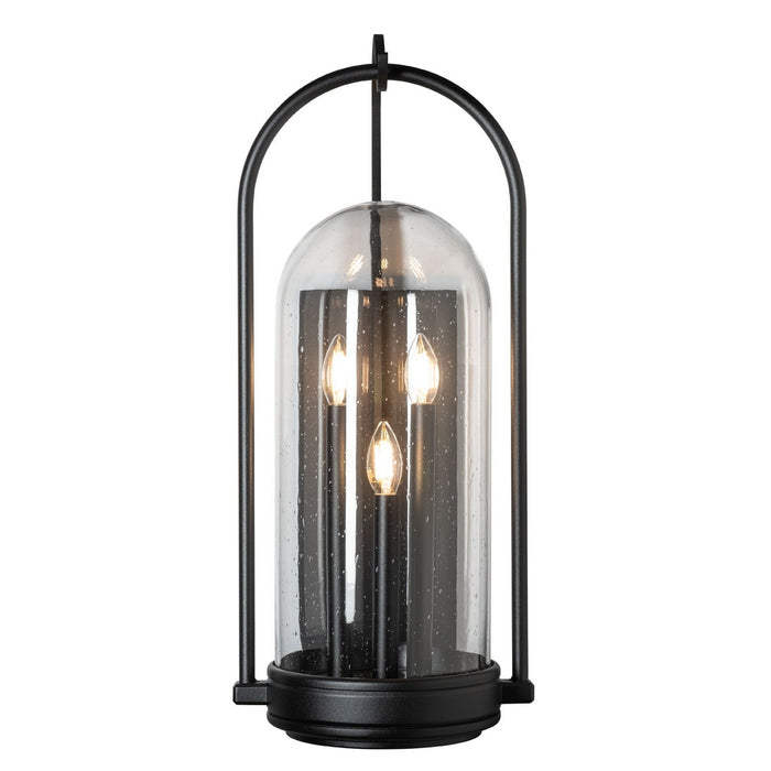 Hubbardton Forge - 305213-SKT-80-II0826 - Three Light Outdoor Wall Sconce - Davis - Coastal Black