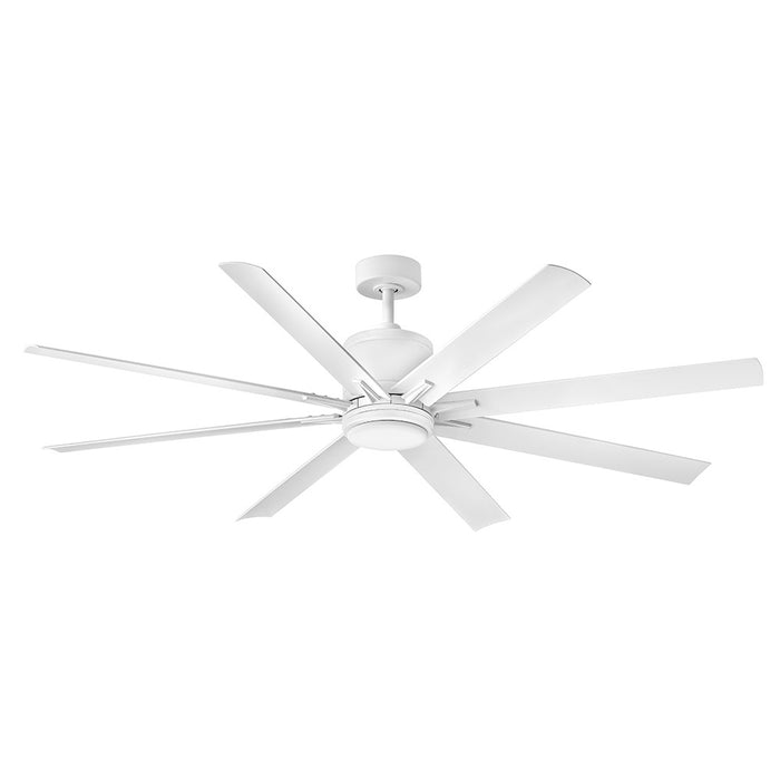 Hinkley - 907166FMW-LWD - 66 Inch  LED Smart Fan - Vantage - Matte White