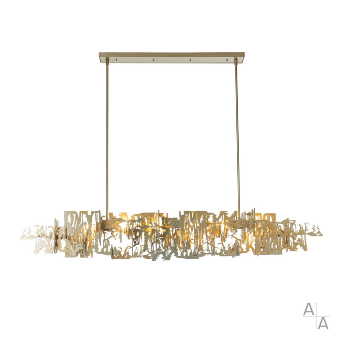 Hubbardton Forge - 401311-SKT-MULT-86 - Six Light Pendant - Brutus - Modern Brass