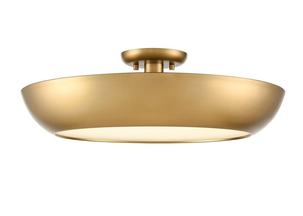 DVI Lighting - DVP0613BR-VICE - LED Semi Flush Mount - Antares - Brass