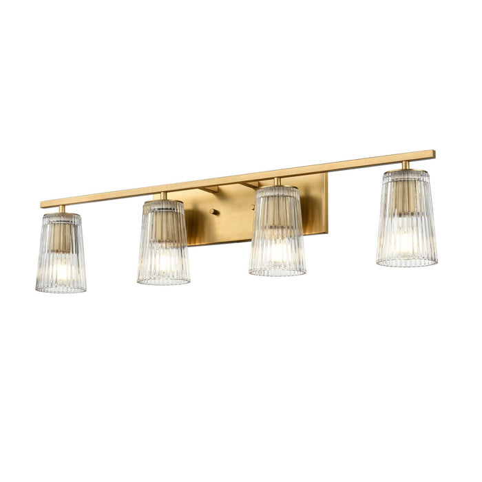 DVI Lighting - DVP11344BR-RI - Four Light Vanity - Lasalle - Brass