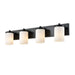 DVI Lighting - DVP14044EB-OP - Four Light Vanity - Riverview - Ebony