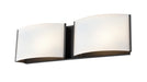 DVI Lighting - DVP17122EB-OP - Two Light Vanity - Candleguard - Ebony
