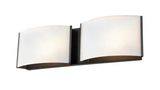 DVI Lighting - DVP17122EB-OP - Two Light Vanity - Candleguard - Ebony