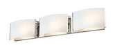 DVI Lighting - DVP17143CH-OP - Three Light Vanity - Candleguard - Chrome