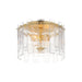 Maxim - 21832AGGL - Two Light Flush Mount - Warren - Gold Leaf