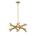 DVI Lighting - DVP30649BR - 12 Light Pendant - Kestrel - Brass