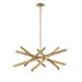 DVI Lighting - DVP30650BR - 12 Light Pendant - Kestrel - Brass