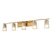 DVI Lighting - DVP31355BR-RICE - Five Light Vanity - Luca - Brass