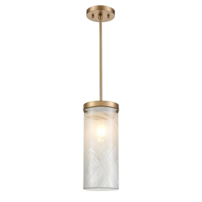 DVI Lighting - DVP32110BR-MS - One Light Pendant - Bessemer - Brass