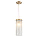 DVI Lighting - DVP32110BR-MS - One Light Pendant - Bessemer - Brass