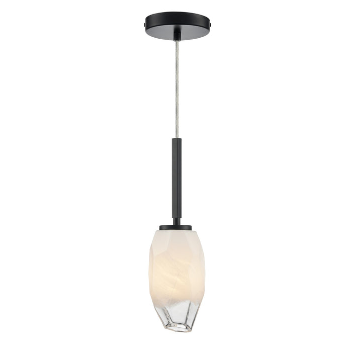 DVI Lighting - DVP33221EB-ICE - One Light Mini Pendant - Javelin - Ebony