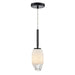 DVI Lighting - DVP33221EB-ICE - One Light Mini Pendant - Javelin - Ebony