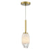 DVI Lighting - DVP33221GLD-ICE - One Light Mini Pendant - Javelin - Gold