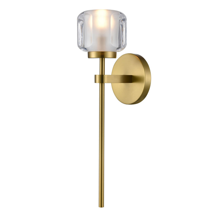 DVI Lighting - DVP34601BR-CL - One Light Wall Sconce - Samar - Brass