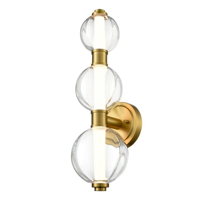 DVI Lighting - DVP34901BR-PUC - LED Wall Sconce - Glimmer - Brass