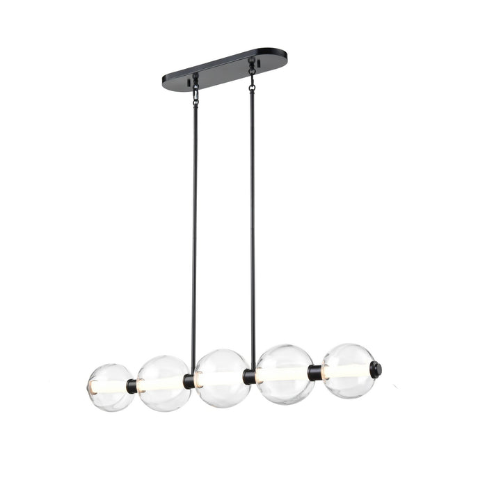 DVI Lighting - DVP34902EB-PUC - LED Linear Pendant - Glimmer - Ebony