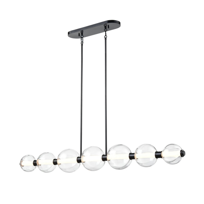DVI Lighting - DVP34904EB-PUC - LED Linear Pendant - Glimmer - Ebony