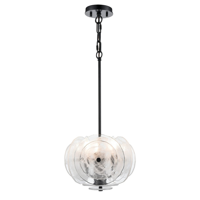 DVI Lighting - DVP36519EB-MS - Three Light Pendant - Carousel - Ebony