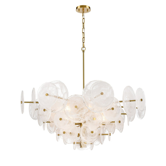 DVI Lighting - DVP36526BR-MS - Six Light Pendant - Carousel - Brass