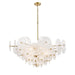 DVI Lighting - DVP36526BR-MS - Six Light Pendant - Carousel - Brass