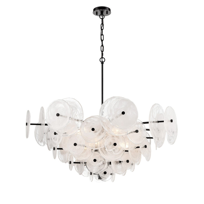 DVI Lighting - DVP36526EB-MS - Six Light Pendant - Carousel - Ebony