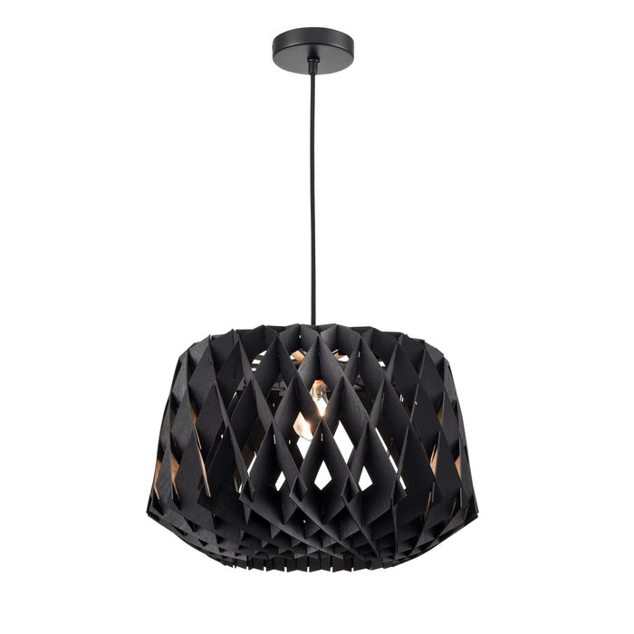 DVI Lighting - DVP36720BK-BW - One Light Pendant - Lac St-Jean - Black
