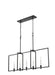 DVI Lighting - DVP37102EB - Five Light Linear Pendant - Carisbrooke - Ebony