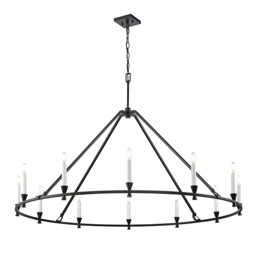Carisbrooke 12 Light Chandelier Ebony