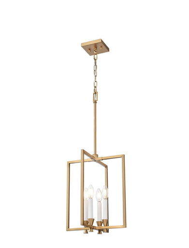 Carisbrooke Four Light Pendant Brass