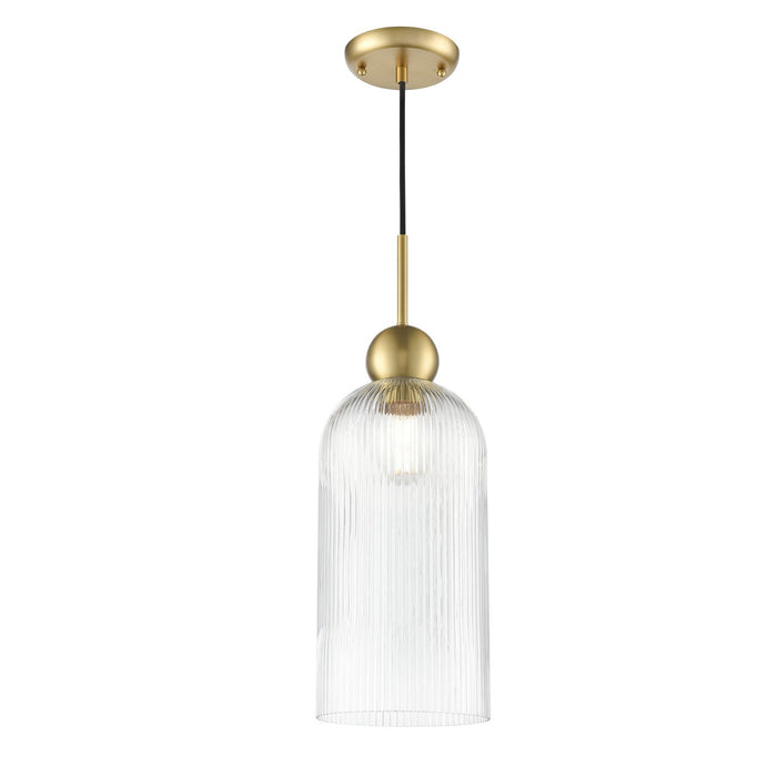 DVI Lighting - DVP37621BR-RIC - One Light Pendant, - Hariette - Brass