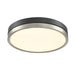 DVI Lighting - DVP39352SN+GR - LED Flush Mount - Temagami - Satin Nickel/Graphite
