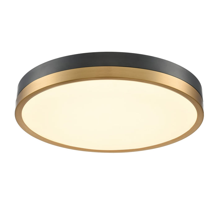 DVI Lighting - DVP39362BR+GR - LED Flush Mount - Temagami - Brass/Graphite