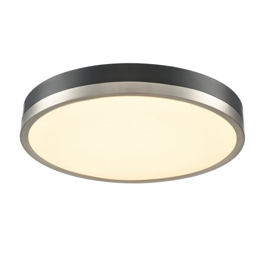 Temagami LED Flush Mount Satin Nickel/Graphite