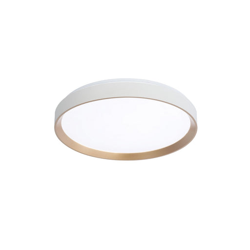 Hudson LED Flush Mount Gold/Matte White