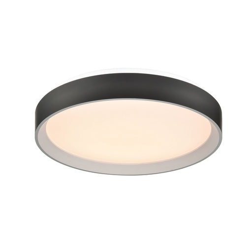 Hudson LED Flush Mount Matte White/Matte Black