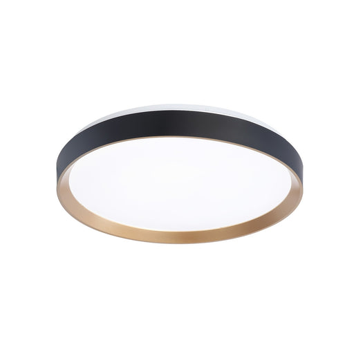 Hudson LED Flush Mount Gold/Matte Black