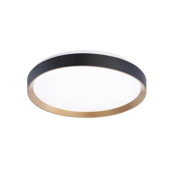 DVI Lighting - DVP40248GD+MB - LED Flush Mount - Hudson - Gold/Matte Black
