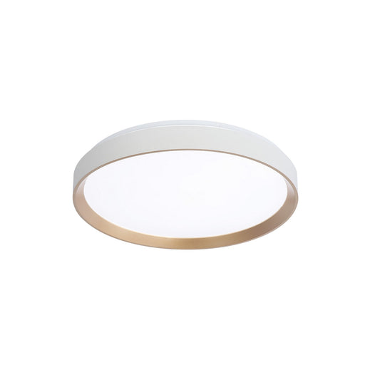 Hudson LED Flush Mount Gold/Matte White