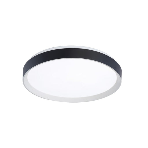 Hudson LED Flush Mount Matte White/Matte Black