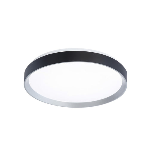 Hudson LED Flush Mount Platinum/Matte Black