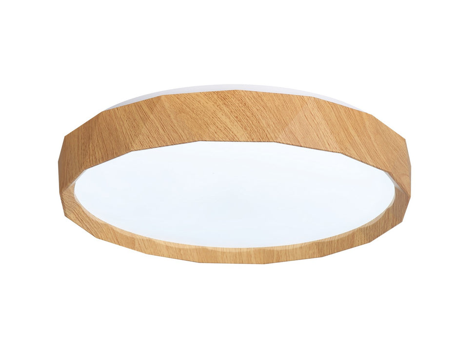 DVI Lighting - DVP44148NW - LED Flush Mount - Dawson - Natural Wood